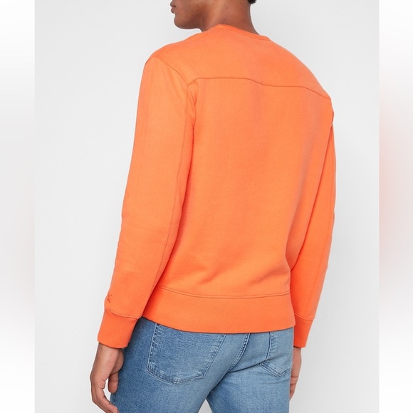 NWT Express Solid Fleece Crew Neck Sweatshirt - Picture 5 of 6